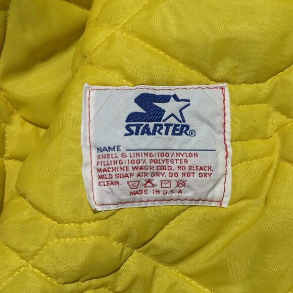 Vintage STARTER Diamond Pittsburgh Pirates Satin Bomber Jacket Official MLB Sz L - Picture 5 of 8